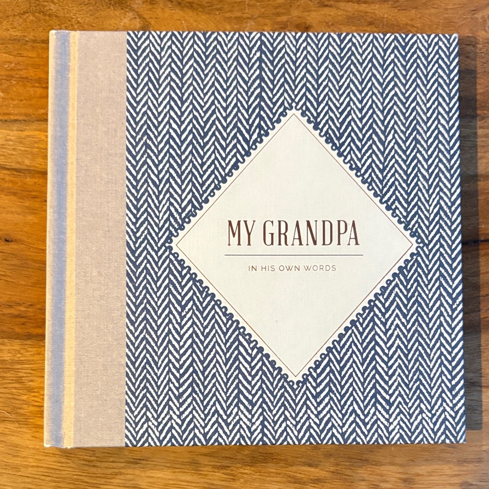 MY GRANDPA Interview and keepsake book NWT